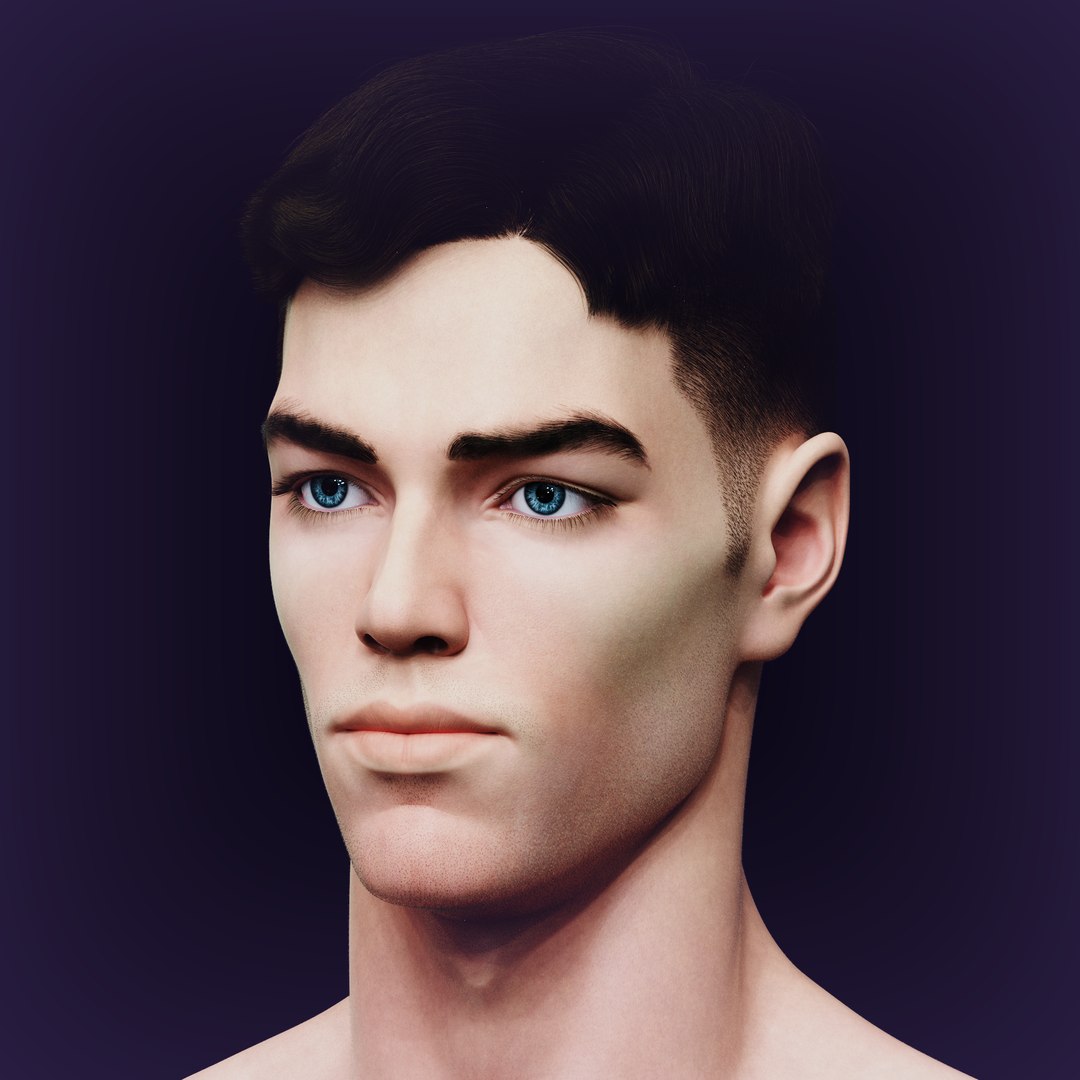 Slavic Realistic Male Head 3D - TurboSquid 2250401