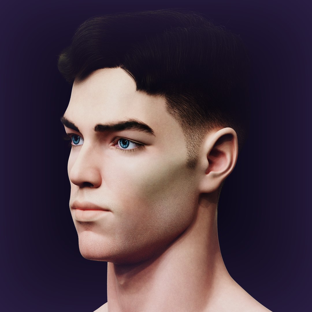 Slavic Realistic Male Head 3D - TurboSquid 2250401