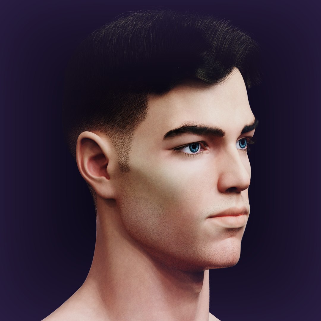 Slavic Realistic Male Head 3D - TurboSquid 2250401