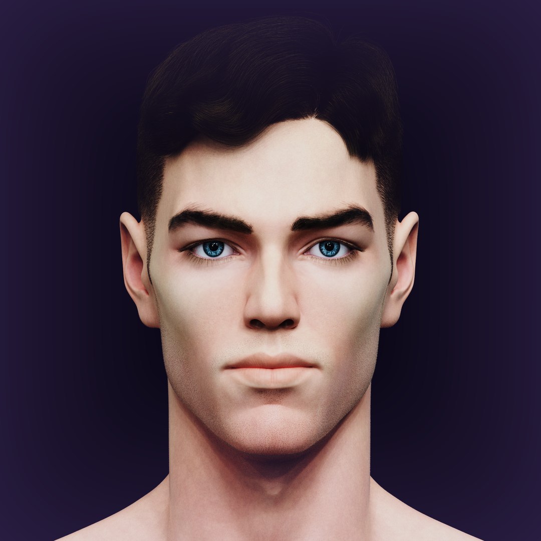 Slavic Realistic Male Head 3D - TurboSquid 2250401