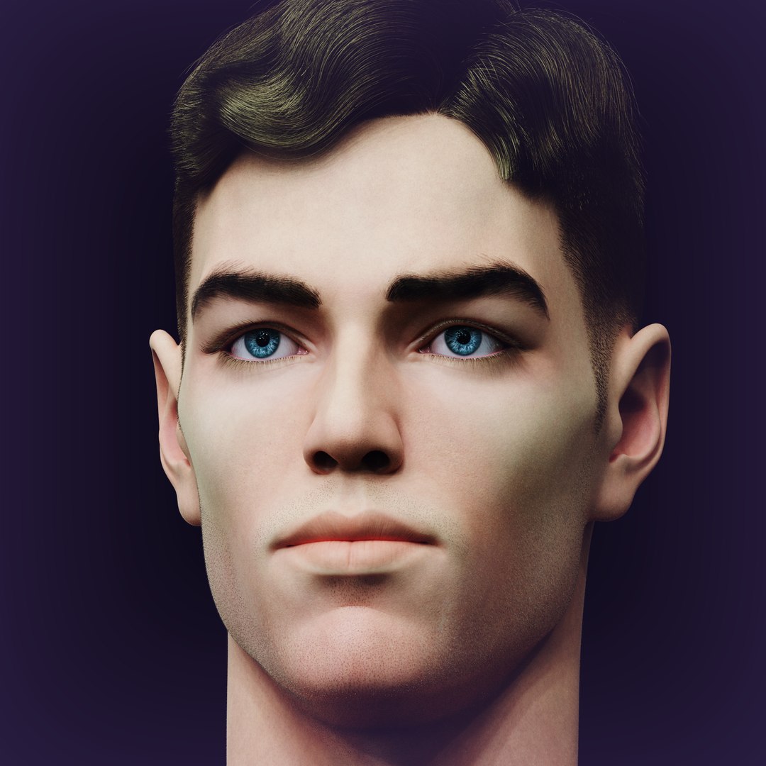 Slavic Realistic Male Head 3D - TurboSquid 2250401