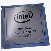 Intel Core i9 9900ks CPU Processor PBR
