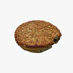 Anydrafts Sesame cake 01 3D model