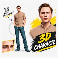 Ultra Detailed Human Man Character