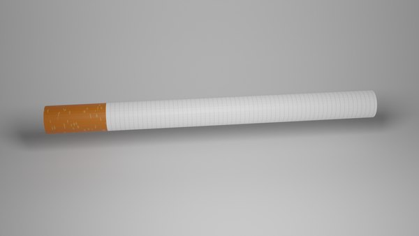3D Low poly Cigarette