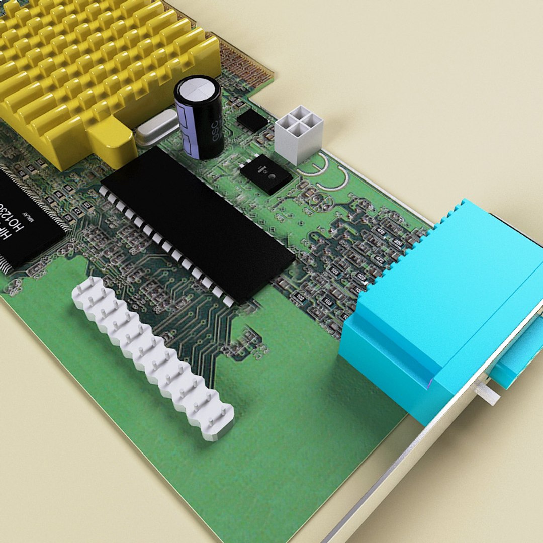 3d Model Video Card