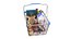 3D Two Detailed Shopping Basket And Cart