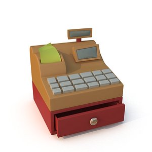 Cartoon Cash Register