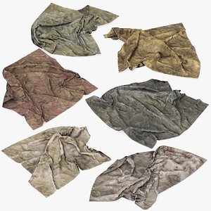 Old Cloth Pack 01 - PBR Game Ready Low Poly