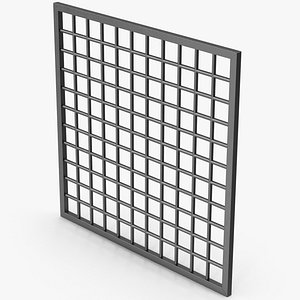 3D Metal Grate model