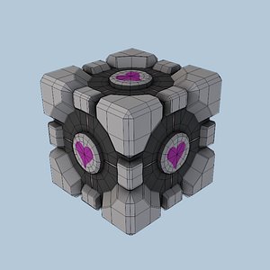 Detalhe do Cubo do Portal Companion High Modelo 3D - TurboSquid 994731