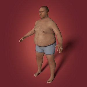 fat man 3D model