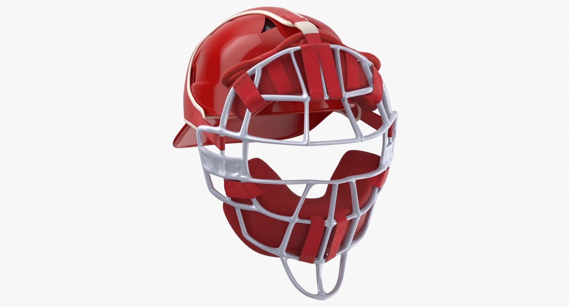 3D Baseball Catcher Mask Model TurboSquid 1463282