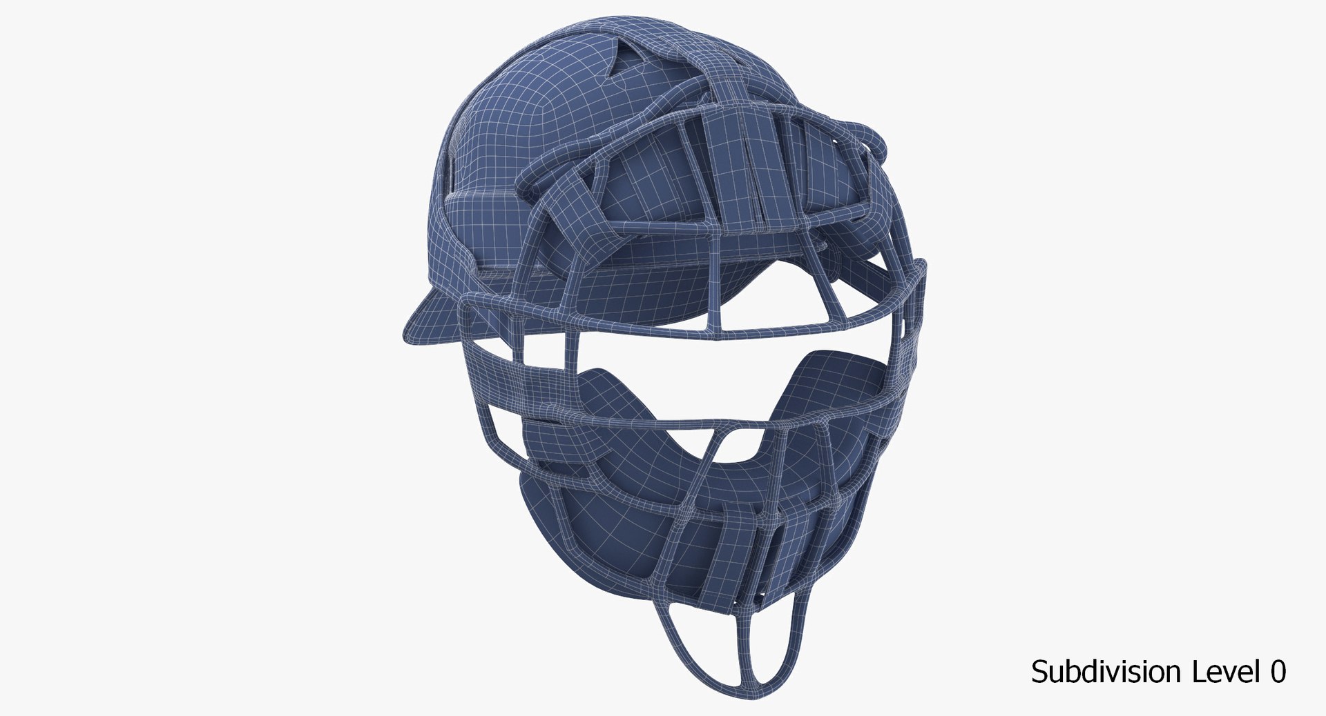 3D baseball catcher mask model TurboSquid 1463282