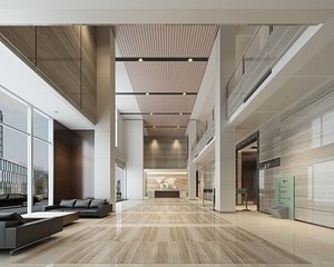 3D Office lobby 17 model