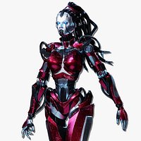 Android Empress 3D Rigged Asset