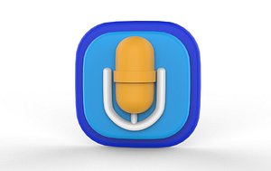 microphone model 3D model