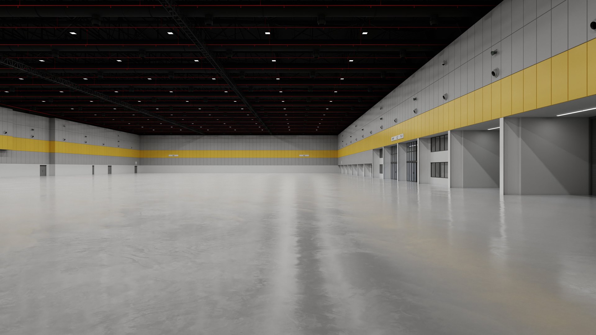 3D Exhibition Hall Interior 5 Model - TurboSquid 1920316