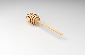 honey spoon 3D model