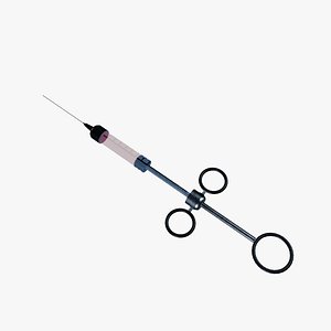 3D Medical Syringe model