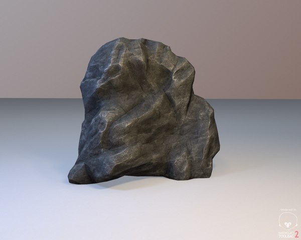 3d model ready modular rock