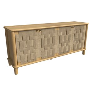 3D Castlery ashen sideboard
