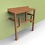 Lite Brown wall table