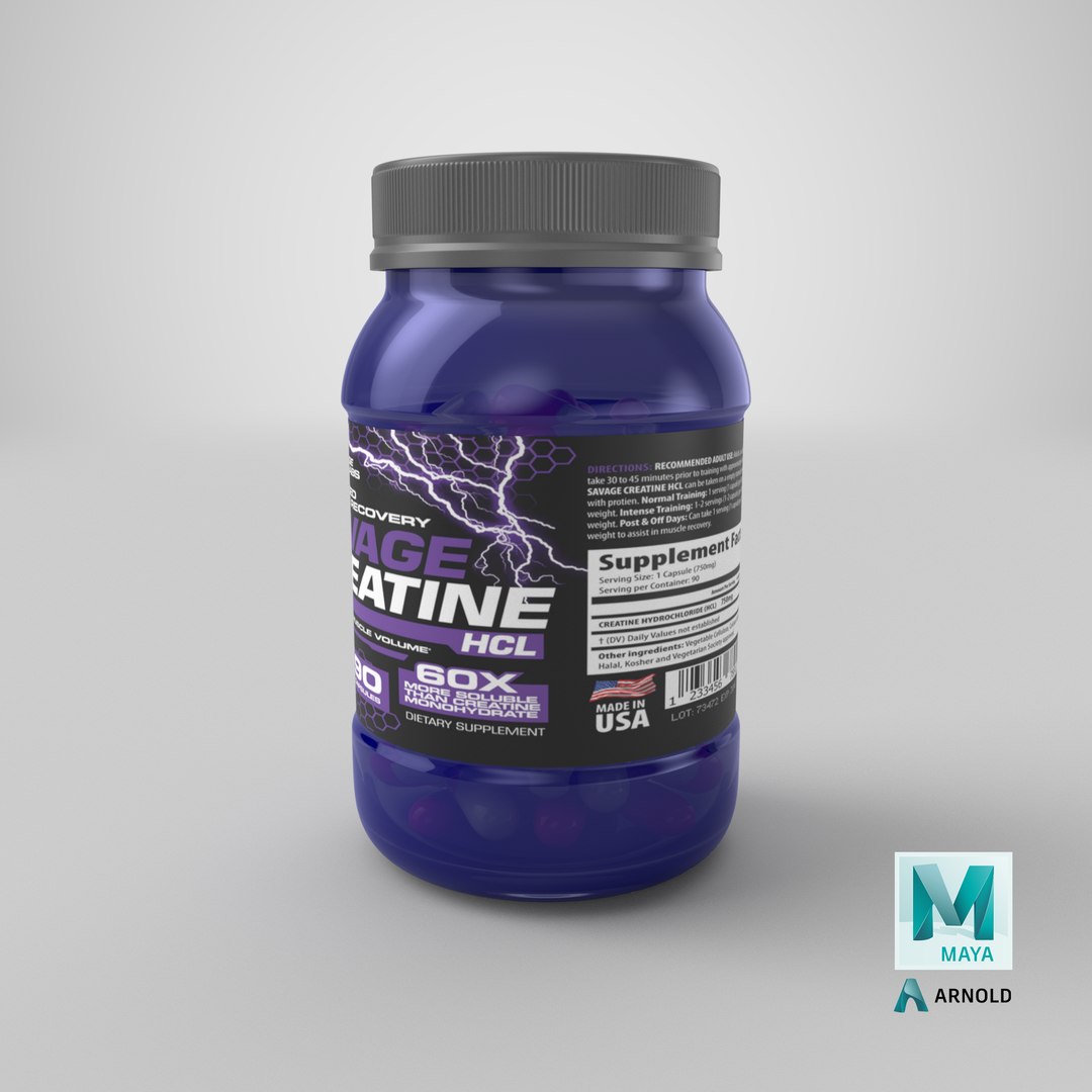 3D Creatine Supplement Bottle model https://p.turbosquid.com/ts-thumb/sm/12N6MY/rf/stemcell_maya_arnold_render/png/1647667873/1920x1080/fit_q87/cc64494a285c026aa83c971e40b4d19cd2a96b8a/stemcell_maya_arnold_render.jpg