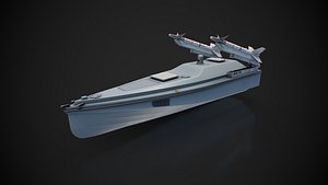 3D Multi purpose Unmanned Surface Vessel Magura
