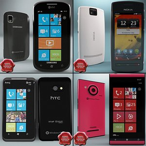 cellphones v11 3d model