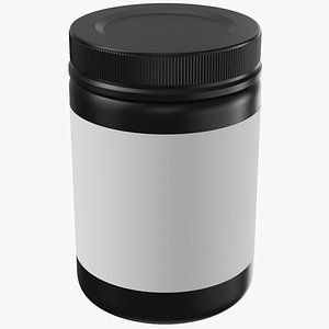Supplement Jar 3D