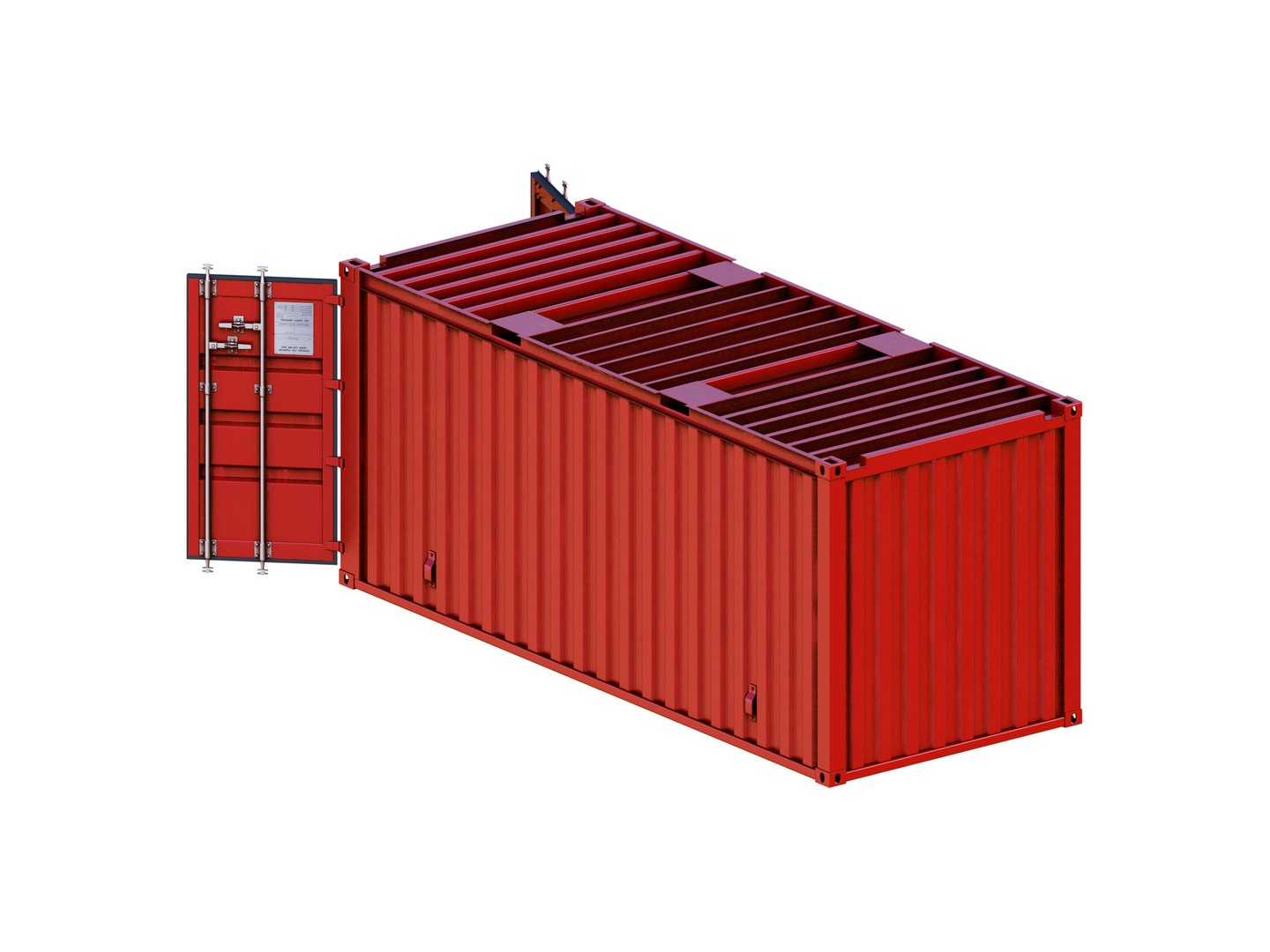 3D 20ft Iso Shipping Container Model - TurboSquid 1334296