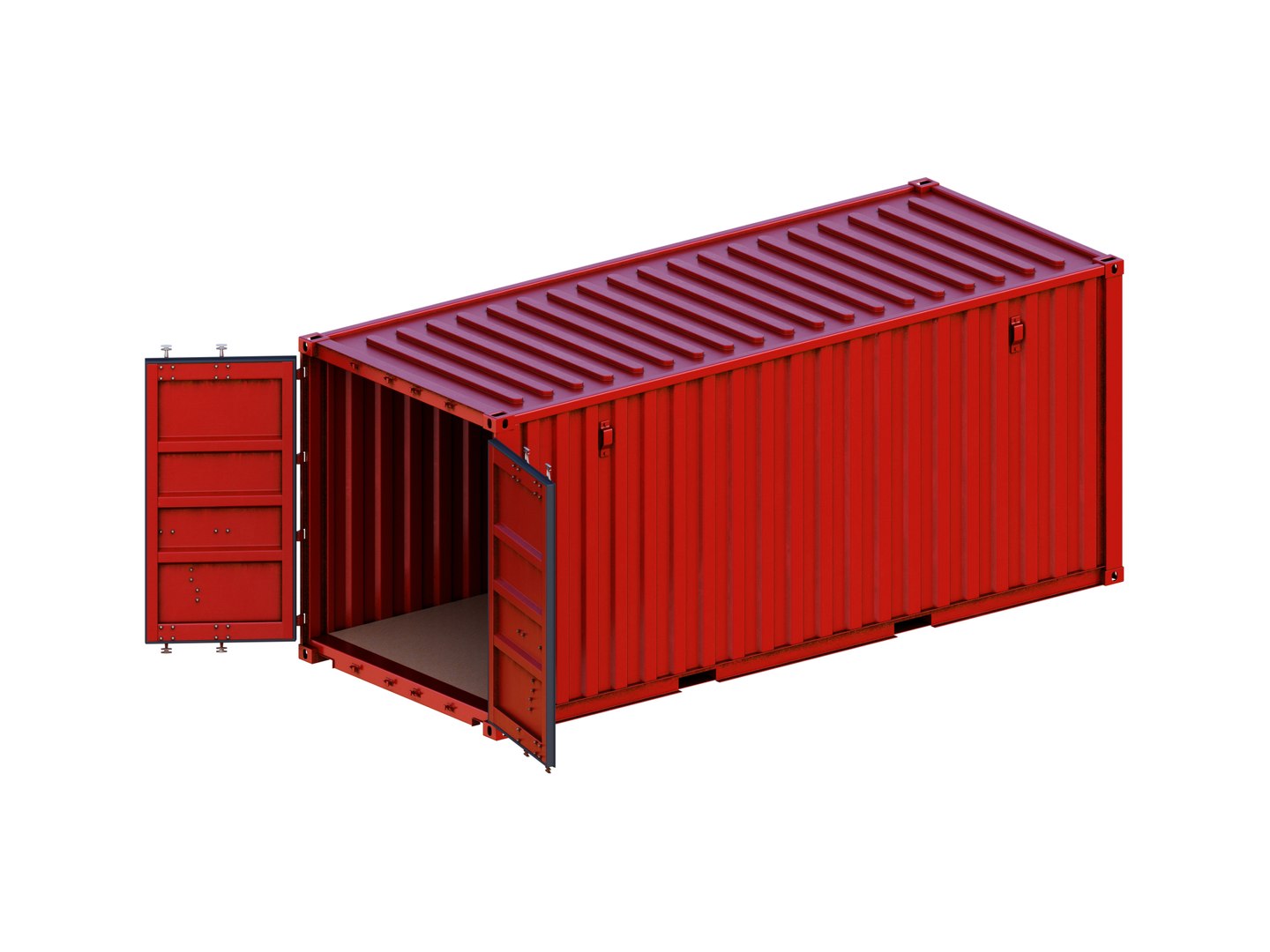 3D 20ft Iso Shipping Container Model - TurboSquid 1334296