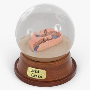 3D Grand Canyon in Glass Ball Souvenir