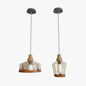 Chandeliers - set of two different sizes 3D model