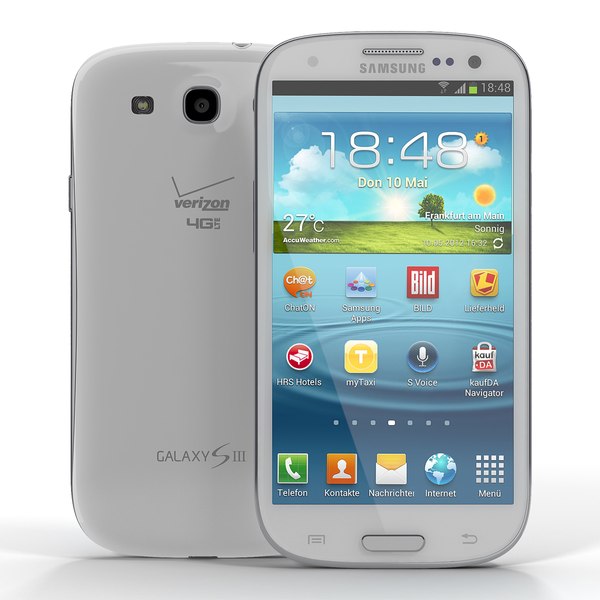 Espacioso adverbio dirigir modelo 3d Samsung Galaxy S III modelo 3D blanco - TurboSquid 962552