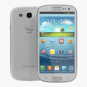 Samsung Galaxy S III White 3D Model