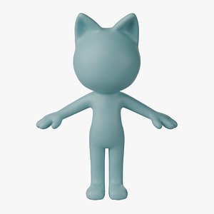 3D Rigged Cute Mascot 14
