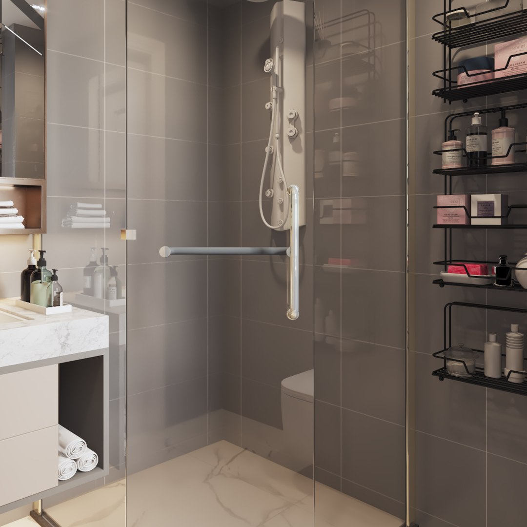 Modern bathroom model model - TurboSquid 2062229