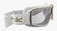 Lunettes Retro Pilot Blanc