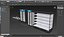 3D model Supermarket Freezer Refrigirator