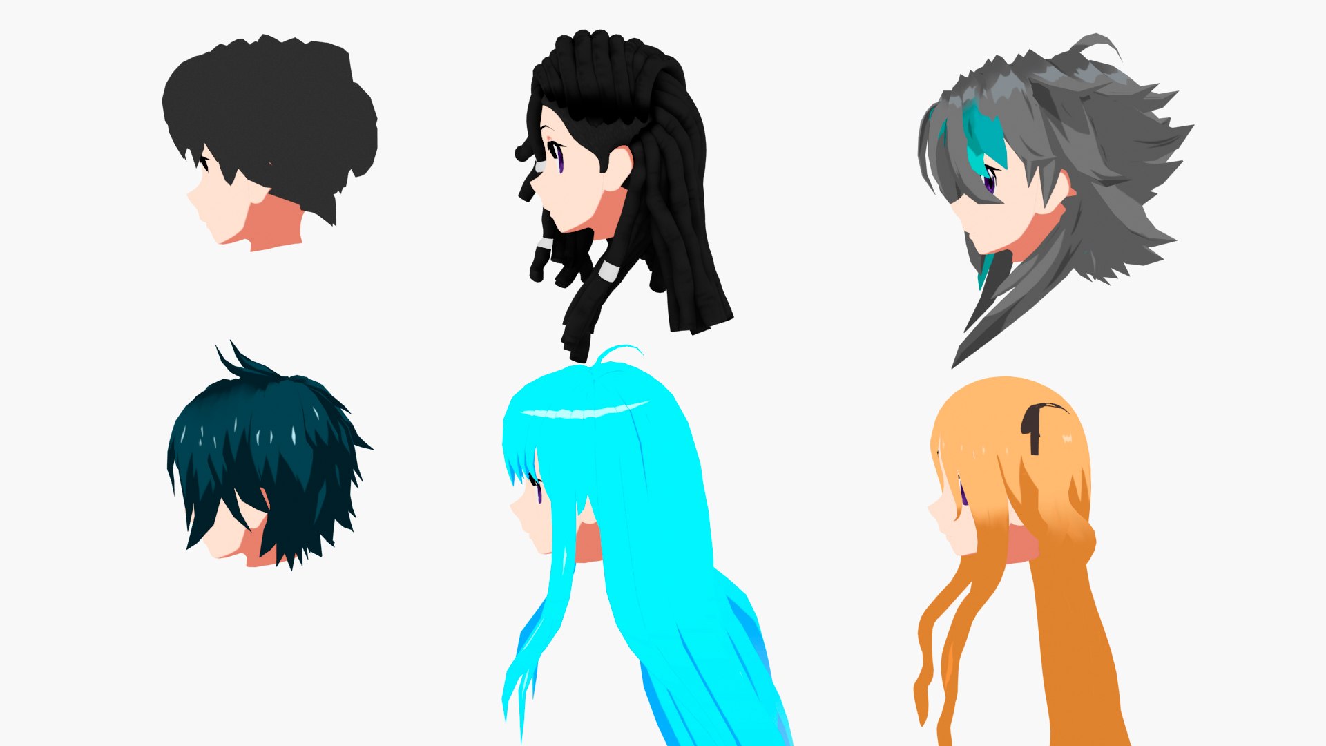 Blender Anime Hair Maker