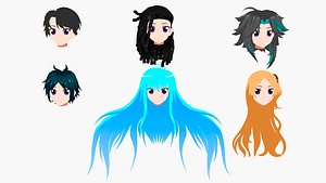 Anime Hair Blender 2
