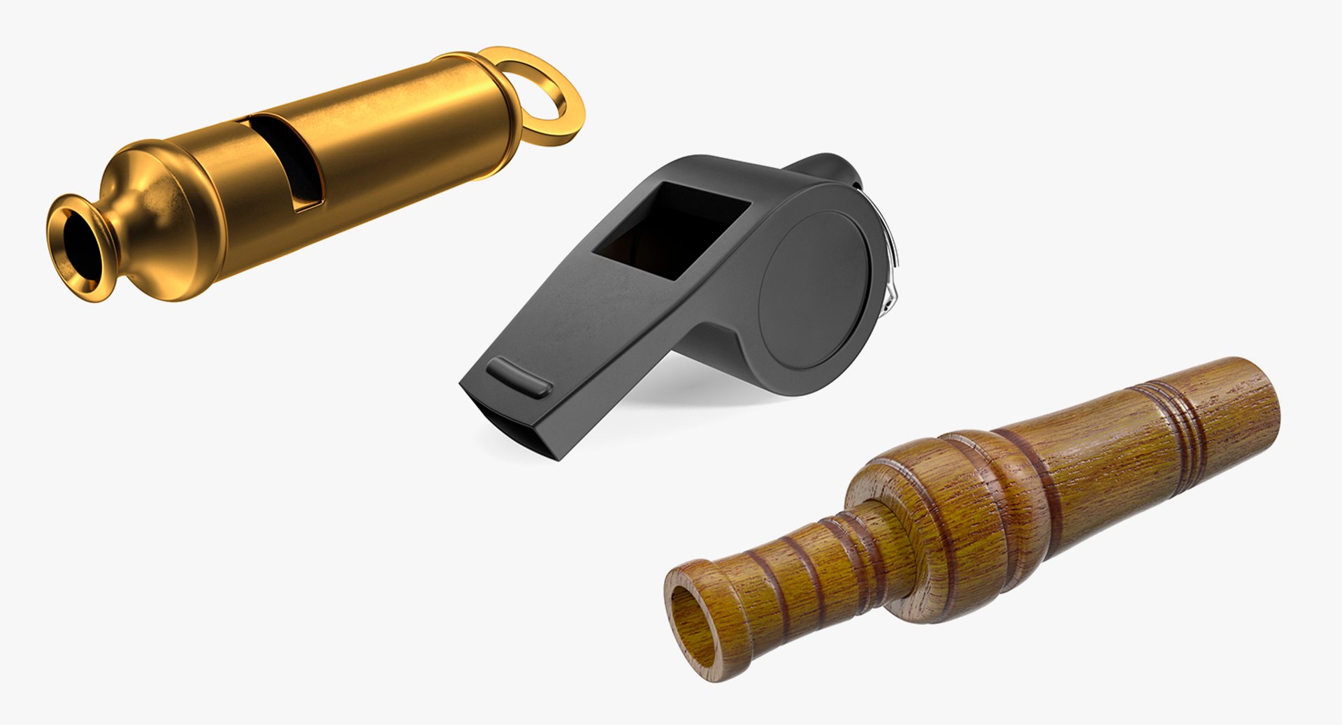 Whistles Collection 3D model - TurboSquid 1957253