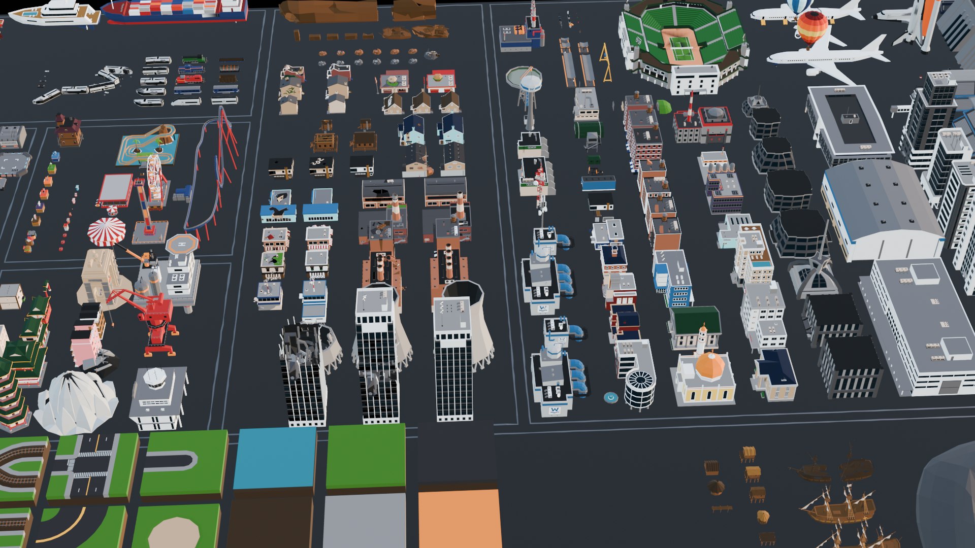 3D Model Low Poly Ultimate Asset Pack For Games Low-poly 3D Model ...