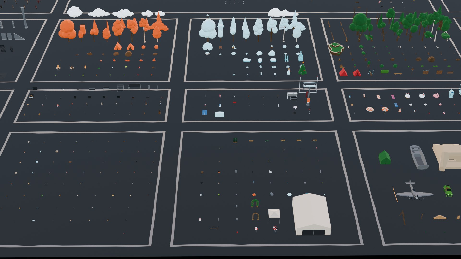 3D Model Low Poly Ultimate Asset Pack For Games Low-poly 3D Model ...