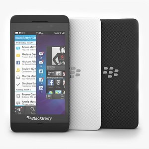 Blackberry Z10 Smartphone Black and White