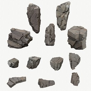 cliff rocks 3D