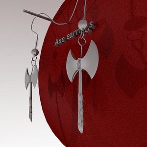 Axe earrings