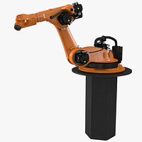 Kuka Robot KR 60-4 KS Rigged 3D Model